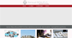 Desktop Screenshot of cabinet-beaufils.com